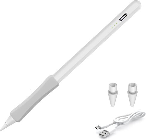 iPad Pen, Palm Rejection &Tilt G-senors Bluetooth Active Stylus Pencil for Apple iPad 2018-2023, Tablet Pen for iPad 6/7/8/9/10th Generation, iPad Pro 11/12.9 inch, Air 3/4/5, Mini 5/6 in Saudi Arabia