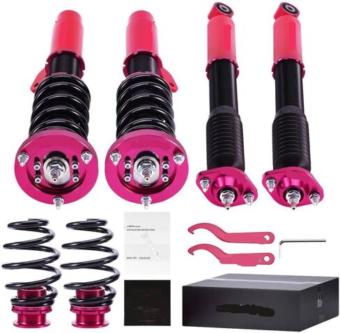 طقم تعليق Coilovers متوافق مع 3 سلسلة E46 2-Door Convertible 330ci 325ci 323ci 320cd 330cd و3 سلسلة بجولة في عربة ذات 5 أبواب in Kuwait