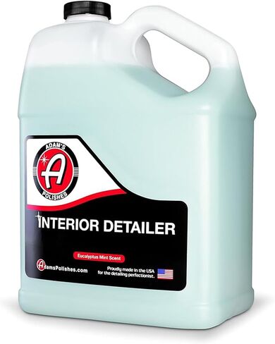 Adam's Interior Detailer (جالون) - منظف داخلي كامل للسيارة وواقي وملمع | منظف ​​ومنعم الجلود لجميع الأغراض | الفينيل، لوحة القيادة، الشاشة، منظف المقاعد والمزيد in Saudi Arabia