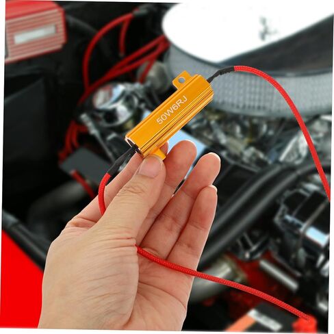 Automotive Load Resistor for Led Turn Signal Lights Shell for Heat Dissipation High Stability for Circuit Fixes Errors Led Bulbs in Saudi Arabia