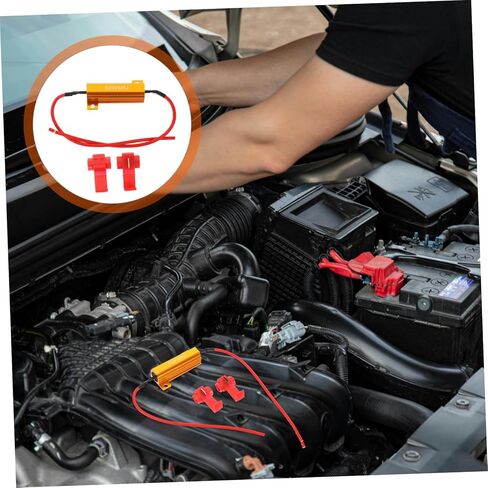 Automotive Load Resistor for Led Turn Signal Lights Shell for Heat Dissipation High Stability for Circuit Fixes Errors Led Bulbs in Saudi Arabia