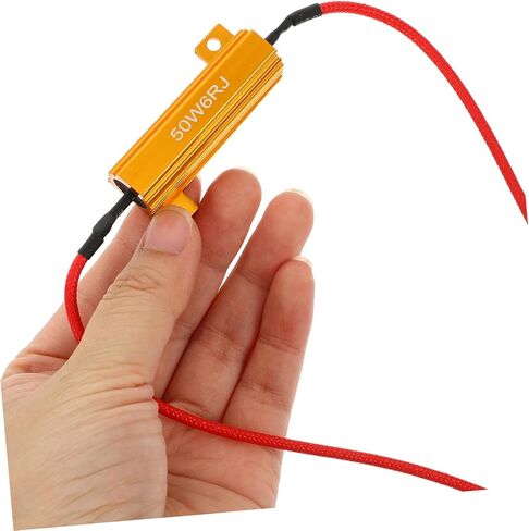 Automotive Load Resistor for Led Turn Signal Lights Shell for Heat Dissipation High Stability for Circuit Fixes Errors Led Bulbs in Saudi Arabia