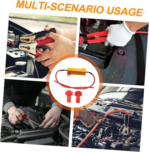 Automotive Load Resistor for Led Turn Signal Lights Shell for Heat Dissipation High Stability for Circuit Fixes Errors Led Bulbs in Saudi Arabia