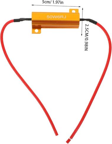 Automotive Load Resistor for Led Turn Signal Lights Shell for Heat Dissipation High Stability for Circuit Fixes Errors Led Bulbs in Saudi Arabia