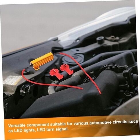 Automotive Load Resistor for Led Turn Signal Lights Shell for Heat Dissipation High Stability for Circuit Fixes Errors Led Bulbs in Saudi Arabia