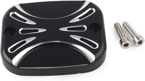 SIKUAI Motorcycle Front Brake Reservoir Master Cylinder Cover for Harley Dyna Electra Glide Ultra Classic For Softail FLHR FLHRC FLHTCU FLHXI FLSTNI in Saudi Arabia
