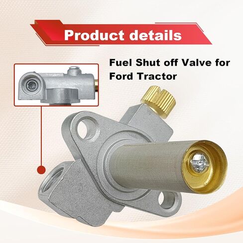 Fuel Shut Off Valve 311292 Compatible With Ford Tractor 900 800 700 600 901 801 701 601 501 4000 2000 4 Cyl Gas Diesel Engine Replace OE 11033398 311292 A311292 738522 in Saudi Arabia