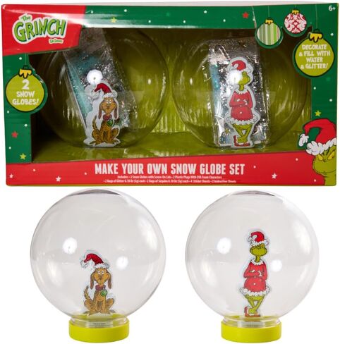 Disney Frozen Snow Globe Kit, DIY Snow Globe, Includes 2 Globes, Glitter, Sequins, Stickers – Elsa and Anna in Saudi Arabia