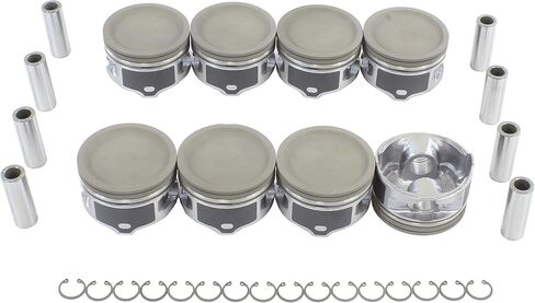 DNJ PRK4221 مجموعة المكبس والحلقة لـ 2009-2014 Ford E-150 E-250 F-150 4.6L V8 16V SOHC 281cid in Kuwait