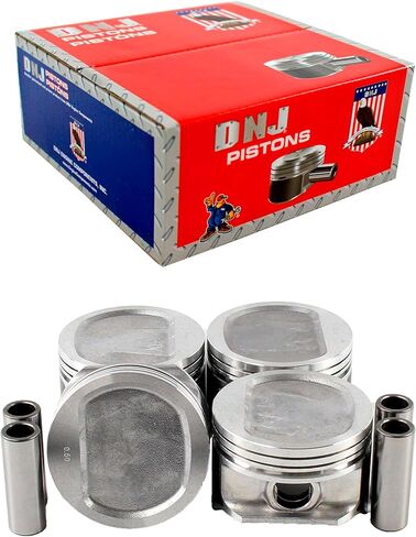 DNJ P1122 مجموعة المكبس القياسية لـ 1996-2002 دودج جيب شيروكي داكوتا رانجلر 2.5L L4 8V OHV 150cid in Saudi Arabia