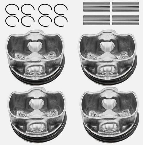 4PCS Piston with Ring Replacement for Jeep Chreokee Wrangler 2.0T 2018-2023 Replaces 5048324AA 05048324AC in Saudi Arabia