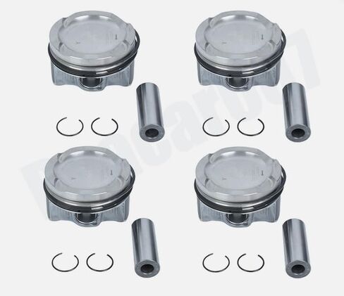 4PCS Piston with Ring Replacement for Jeep Chreokee Wrangler 2.0T 2018-2023 Replaces 5048324AA 05048324AC in Saudi Arabia