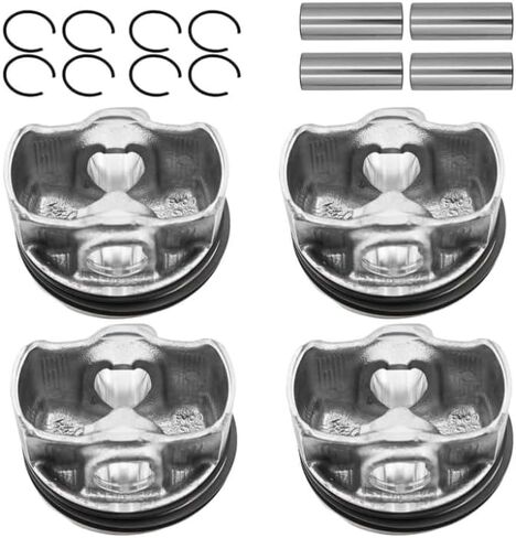 4PCS Piston with Ring Replacement for Jeep Chreokee Wrangler 2.0T 2018-2023 Replaces 5048324AA 05048324AC in Saudi Arabia