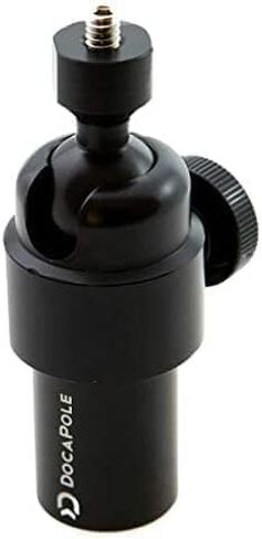 محول عمود الكاميرا DocaPole للكاميرا أو كاميرا الفيديو | يوفر الوصول للتصوير الجوي والفيديو | متوافق مع أي قطب ملولب in Kuwait