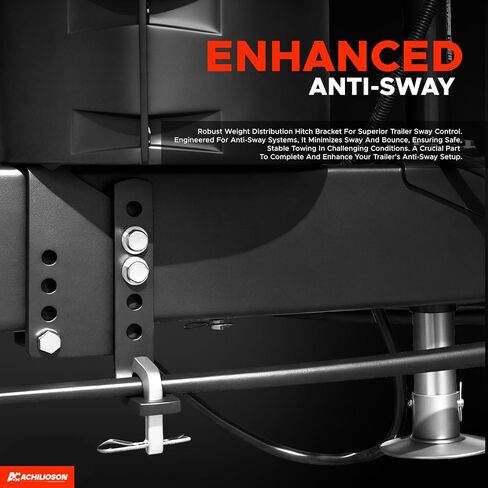 Trailer Sway Control Bracket for Equalizer Weight Distribution System. Replaces OEM# 95-01-5600. Compatible with 3",4",5",6" Frames & 6K-14K LB Hitches. Anti-Sway Control 2PCS in Saudi Arabia