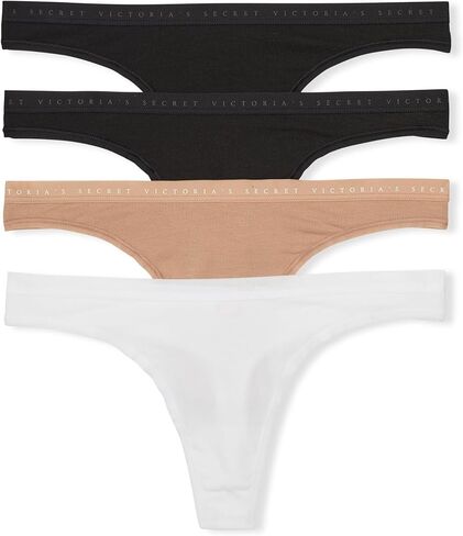 Victoria's Secret Stretch Cotton Thong Panty Pack, Underwear for Women (XS-XXL) in Kuwait