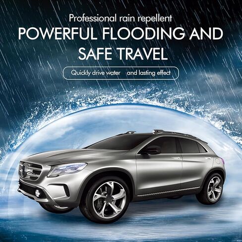 Long Lasting Windshield Glass Water Rain Repellent, Durable Rain Repelling Coating, Hydrophobic Glass Coating for Exterior Windshield, Auto Windows, Mirrors, Shower Doors in Saudi Arabia