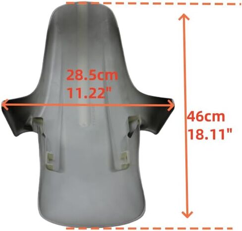 Motorcycle Front Mudguards Splash Guard Mud for Honda CB250F CB600F CB900F CB1300 Hornet 250 600 900 CB600 Hornet600 (Black) in Saudi Arabia
