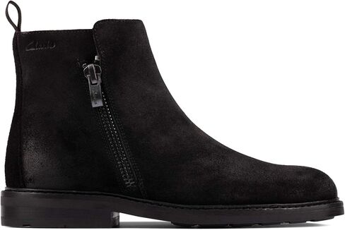 حذاء Clarks رجالي Clarkdale Zip كاجوال أسود كاجوال مقاس 10.5 in Saudi Arabia