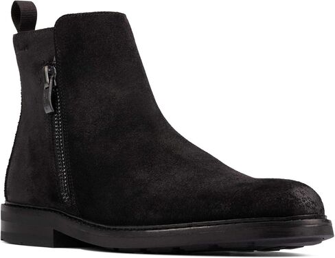 حذاء Clarks رجالي Clarkdale Zip كاجوال أسود كاجوال مقاس 10.5 in Saudi Arabia