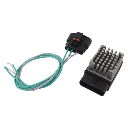 Radiator Fan Relay and Pigtail Assembly Compatible with Pacifica and Caravan - Replaces OEM 68023333AA 68041017AB in Saudi Arabia