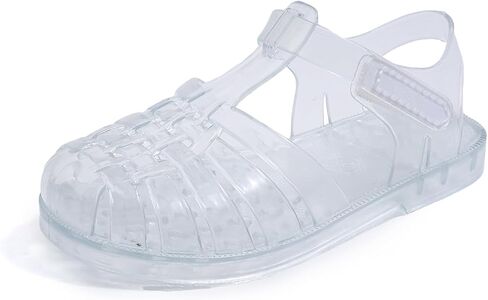 GUGUYeah Jelly Sandals for Girls,Closed Toe Princess Costume Summer Dress Shoes Fisherman Gladiator Water Beach Flat Sandals for Toddler/Little Kid/Big Kid in Saudi Arabia