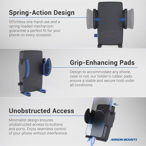 AutoExec Reach Desk Backseat Left Grey with 400 watt Power Inverter, Tablet Mount and Phone Vent Clip in Kuwait
