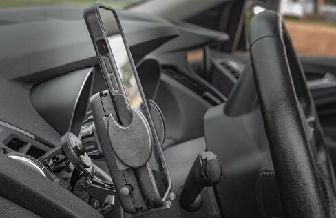 AutoExec Reach Desk Backseat Left Grey with 400 watt Power Inverter, Tablet Mount and Phone Vent Clip in Kuwait