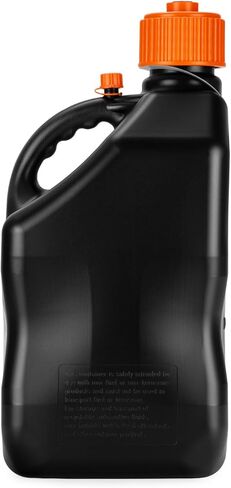 VP Racing 3852-CA, 5.5 Gallon Motorsport Jug V-Twin Sq. - Black/Orange in Saudi Arabia