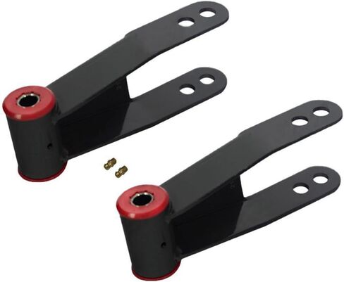 1-2" Lowering Drop Shackles Kit Compatible with 2001-2010 Chevy Silverado GMC Sierra 1500HD 2500HD 3500HD 2WD 8 Lug Trucks in Saudi Arabia