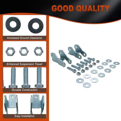 Rear Lowering Shock Extenders Compatible with GMC Sierra 1500 2007-2018, for Chevrolet Silverado 1500 2007-2018, for Silverado Sierra 1500 2019 (CLASSIC Body Style ONLY) in Saudi Arabia