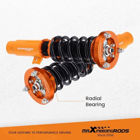 maxpeedingrods Coilovers لسيارات BMW 3 Series E90 2004-2011، لسيارات BMW E91 2004-2012، لـ E92 2005-2013، لـ E93 2006-2013، مجموعة تعليق كويلوفيرز قابلة للتعديل لامتصاص الصدمات، مجموعات خفض ذهبية in Kuwait
