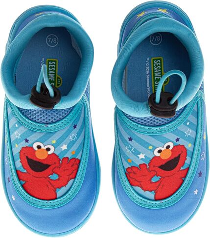 Sesame Street Water Shoes for Kids - Sandals Waterproof Bungee Drawstring Closure Quickdry Slipon Aqua Socks (Sizes: 3-4 Infant / 5-10 Toddler / 11-12 Little Kid) in Kuwait