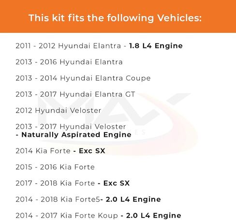 MAX Advanced Brakes - Brake Kit For 2011-2016 Hyundai Elantra, 2014-2018 Kia Forte| Carbon Ceramic Brake and Rotor Kit Front and Rear| OE Replacement Brake Rotors in Kuwait