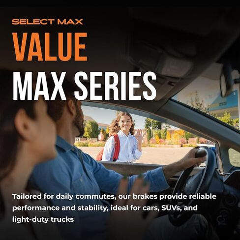 MAX Advanced Brakes - Brake Kit For 2011-2016 Hyundai Elantra, 2014-2018 Kia Forte| Carbon Ceramic Brake and Rotor Kit Front and Rear| OE Replacement Brake Rotors in Kuwait