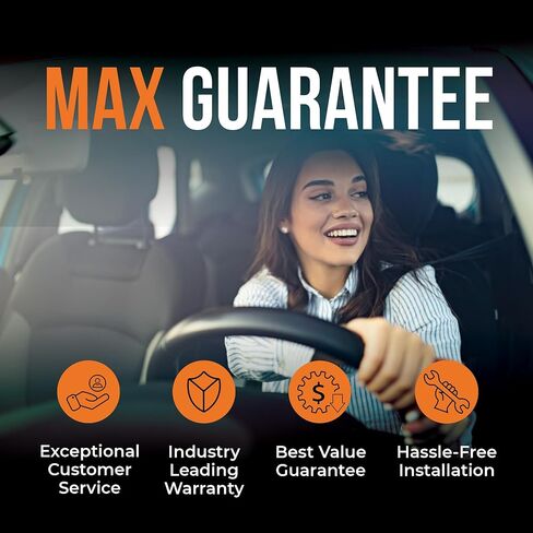 MAX Advanced Brakes - Brake Kit For 2011-2016 Hyundai Elantra, 2014-2018 Kia Forte| Carbon Ceramic Brake and Rotor Kit Front and Rear| OE Replacement Brake Rotors in Kuwait