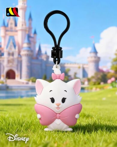 Disney Cats Series 1 – 5" Collectible Bag Clip – Blind Bag (ONE Random Figure) Character Keychain/Backpack Accessory | Official Licensed Merchandise in Saudi Arabia