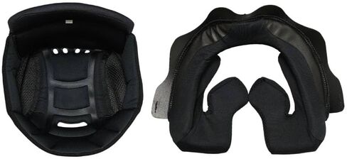 K3 SV Helmet Top Liner & Cheek Pad Set for AGV K3 SV, Memory Foam Padding, Motorcycle Helmet Accessories, Black (Medium) in Saudi Arabia
