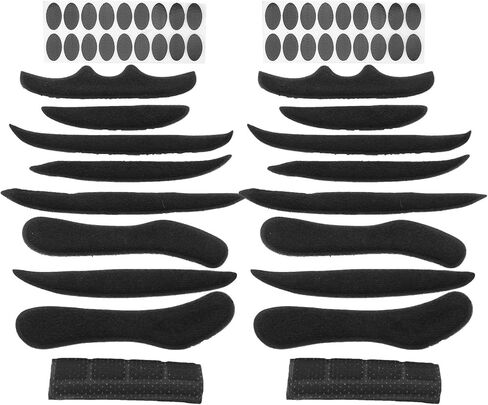 Sponge Helmet Liner Replacement, 2 Set Bike Electric Helmet Lining, Soft & Durable, General Purpose Multi-Function Helmet Sponge Lining, Hook&Loop, for Bicycle, Electric Bicycle, Adults, Cycling in Saudi Arabia