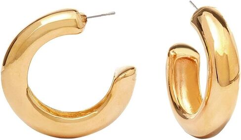 كينيث جاي لين الذهب المصقول واسعة هوب كليب على الأقراط in Kuwait