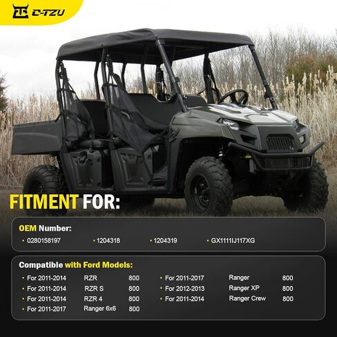 0280158197 طقم سرج حاقن الوقود مكون من قطعتين متوافق مع Polaris Ranger 800 (2011-2017)، Ranger Crew 800 (2010-2014)، Ranger XP 800 (2012-2013)، RZR 800 (2011-2014) - يستبدل 1204318، 1204319 in Kuwait