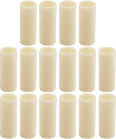 16Pcs Trailer Leaf Spring Bushing Kit 9/16" ID 11/16" OD 1-3/4" Long, Heavy Duty Nylon Shackle Bushing for Double Eye Springs & Trailer Axle Equators, Replacement for 722106 (Nylon) in Saudi Arabia