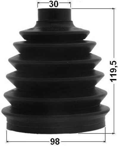 طقم وصلة السيرة الذاتية الخارجية 98X119.5X30 فبراير 1617P-164S Oem A1643300685 in Kuwait