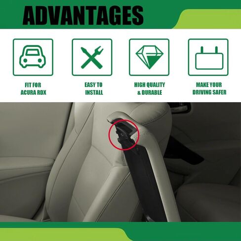 Center Console Latch, Car Center Console Armrest Lid Latch, Center Console Lid Lock with Same Spring as Original, 83417-TX4-A01 Auto Console Lock Replacement for Acura RDX 2013-2018 in Saudi Arabia