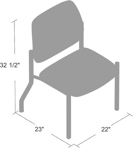 كراسي جلوس للضيوف من Boss Office Products، باللون الأسود in Kuwait