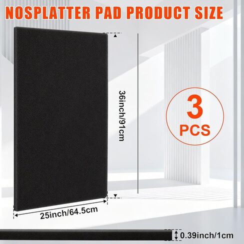 3-Pack Oil Drip Pan for Under Car(35.4 x 24 x 1.6 Inch) Flexible Oil Trays with Felt Mat, Large Leak-Proof Drip Pan for Car Oil Changes, Engine Maintenance, Pet Cleaning, and Home Appliance Repair in Kuwait