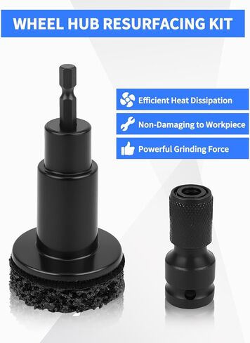 منظف ​​الفرامل ومجموعة أدوات تنظيف محور العجلة، 5 رؤوس طحن لإزالة الصدأ، تناسب المثقاب - صيانة سيارات الدفع الرباعي والشاحنات in Kuwait