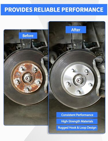 منظف ​​الفرامل ومجموعة أدوات تنظيف محور العجلة، 5 رؤوس طحن لإزالة الصدأ، تناسب المثقاب - صيانة سيارات الدفع الرباعي والشاحنات in Kuwait