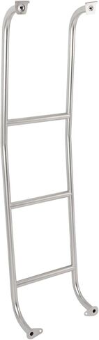 Areyourshop 093TS Stainless Steel 3-Step Van Ladder Rear Step Ladder for Ford Transit Low Roof Vans 2014 2015 2016 2017 2018 2019 2020 2021 2022 2023 2024 2025 in Saudi Arabia