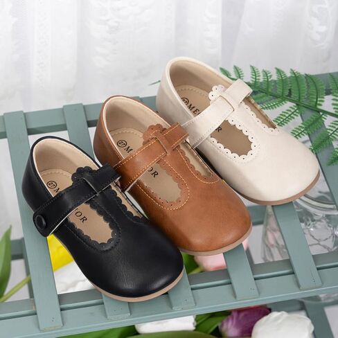 Toddler Little Girl Mary Jane Dress Shoes Party Back to School Shoes Ballet Flats for Girl in Saudi Arabia